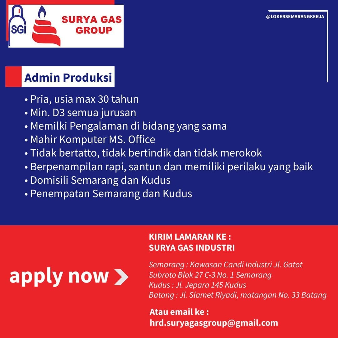 Lowongan Kerja Admin | AtmaGo Loker Semarang Admin dan Operator